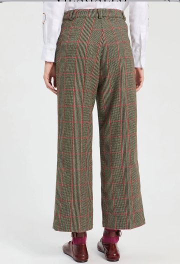 VILAGALLO 33833 PLAID TROUSERS