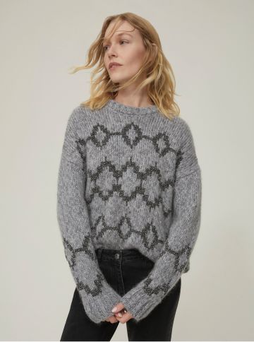 PENNY BLACK LUREX EMBELLISHED SWEATER