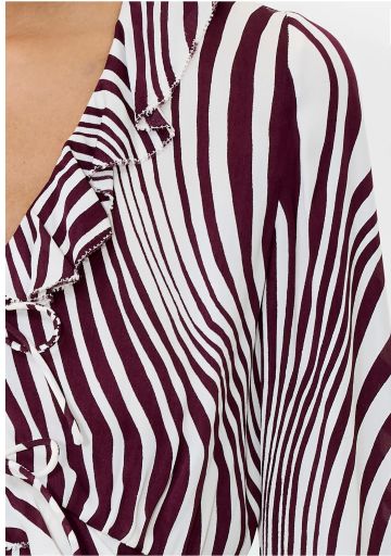 FRENCH CONNECTION ZIGGY LARA TIE TOP