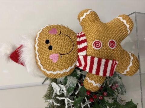 GINGERBREAD SANTA HAT