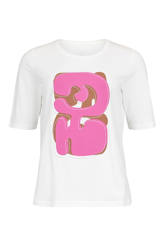 I'CONA T SHIRT 64262 60061 PINK GRAPHIC