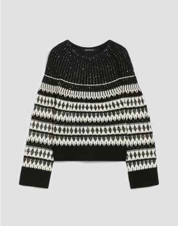 PENNY BLACK XANADU SEQUIN ADORNED KNIT