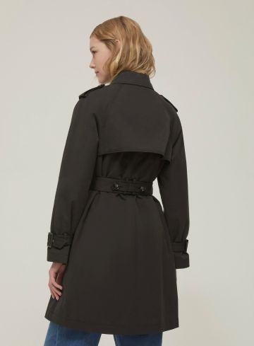 PENNY BLACK RIGEL BLACK TRENCH COAT
