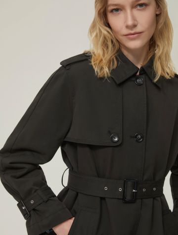 PENNY BLACK RIGEL BLACK TRENCH COAT