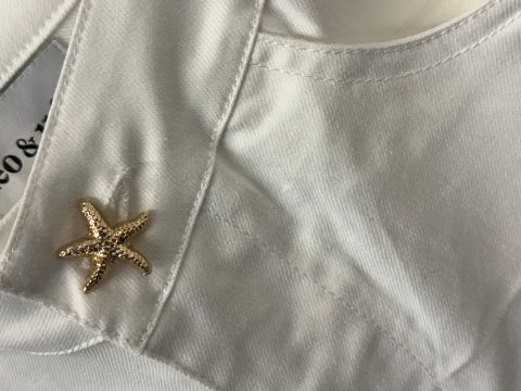LEO & UGO AEP119-6 OFF WHITE SHORT