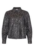 NOEN 86305 PINSTRIPE SEQUIN SHIRT