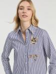 VILAGALLO 33754 STRIPED CAT SHIRT