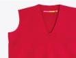 VILAGALLO 33487 RED V NECK TOP