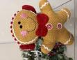 GINGERBREAD MAN WITH EARMUFFS