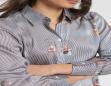 VILAGALLO 33925 PINSTRIPE SHIRT