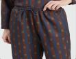 VILAGALLO 33989 INDIAN FLORAL STRIPE TROUSER
