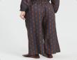 VILAGALLO 33989 INDIAN FLORAL STRIPE TROUSER