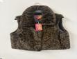 VILAGALLO 33765 LEOPARD FAUX FUR GILET