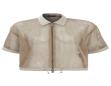 MARGITTES WOVEN ZIP TOP