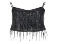 NOEN 84031 SEQUIN STRAPPY TOP