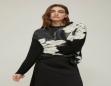 PENNY BLACK SEQUIN ADORNED JACQUARD SWEATER