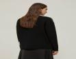 PENNY BLACK SEQUIN ADORNED JACQUARD SWEATER