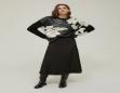 PENNY BLACK SEQUIN ADORNED JACQUARD SWEATER