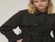 PENNY BLACK RIGEL BLACK TRENCH COAT
