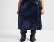 FRENCH CONNECTION HANNAH KNIT SEQUIN MIDI SKIRT