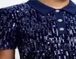 FRENCH CONNECTION TRINNY VELVET SEQUIN COLLARED MINI DRESS
