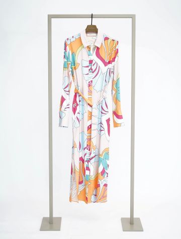 HERZENS SILK SHIRT DRESS 