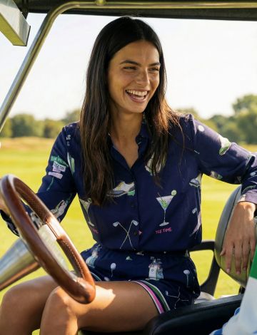 VILAGALLO 33393 NAVY GOLF SHIRT