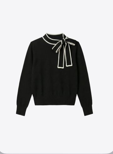 VILAGALLO 33976 BLACK BOW KNIT