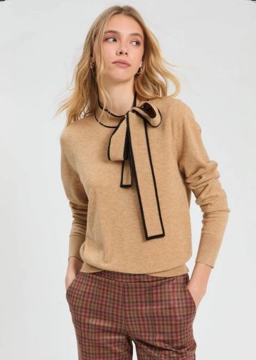 VILAGALLO 33977 CAMEL BOW KNIT