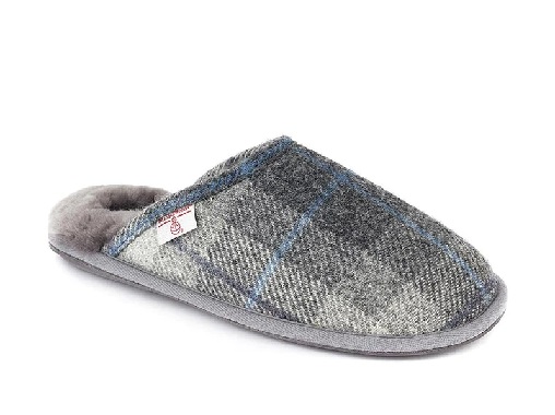 Harris Tweed Mens Mule