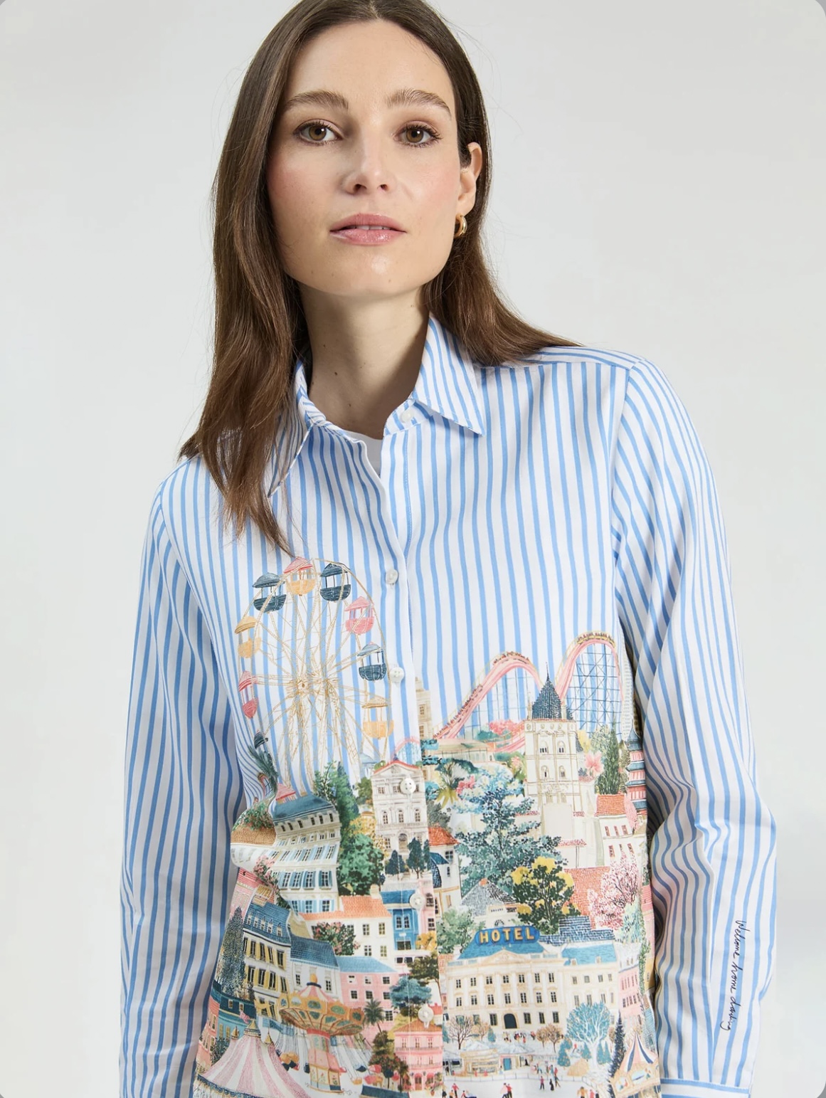 VILAGALLO 33905 STRIPED SHIRT CITY