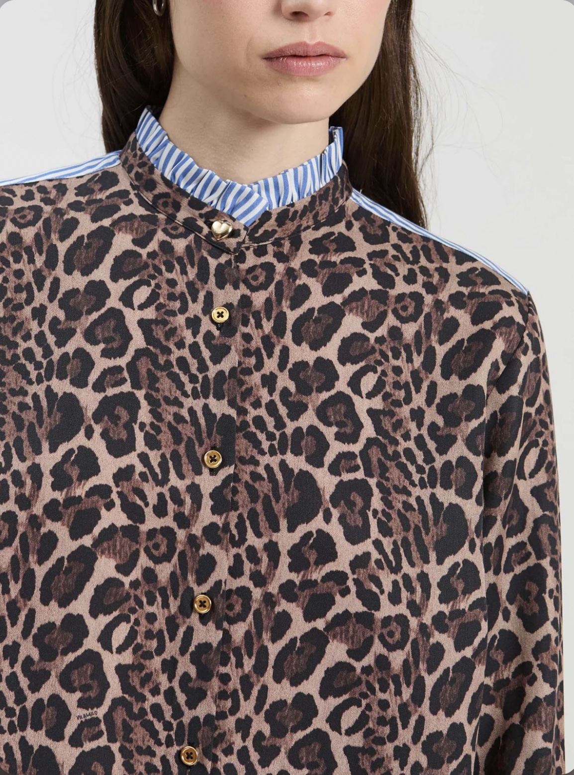 VILAGALLO 34035 ANIMAL PRINT SHIRT