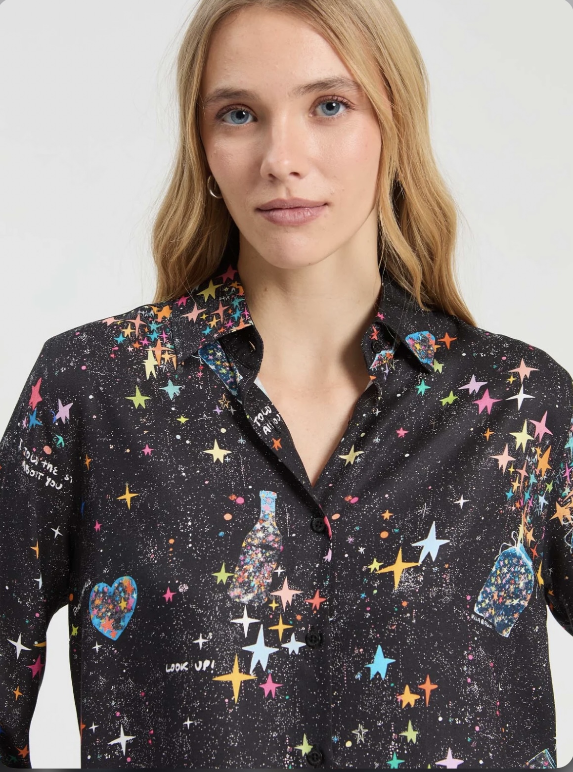 VILAGALLO 34073 CONSTELLATION PRINT SHIRT