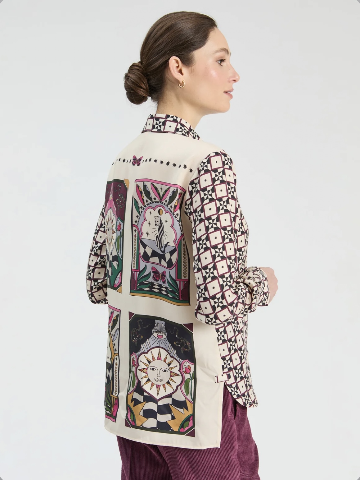 VILAGALLO 34093 SUN PRINT TAROT SHIRT